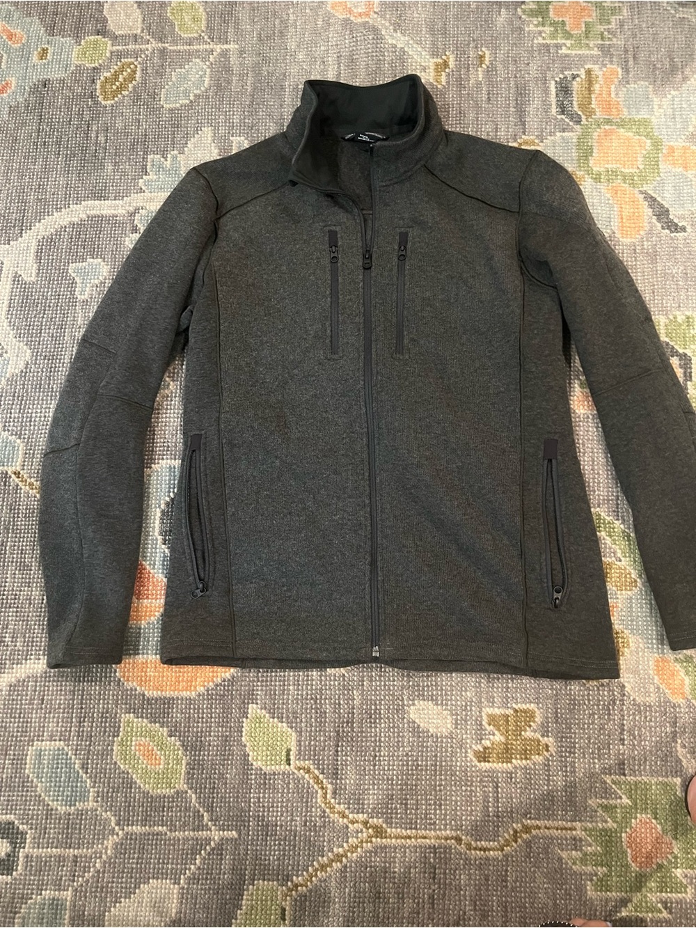 Men's Kuhl Full-Zip Jacket in Charcoal Gray